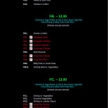 Stige Pizza Menu