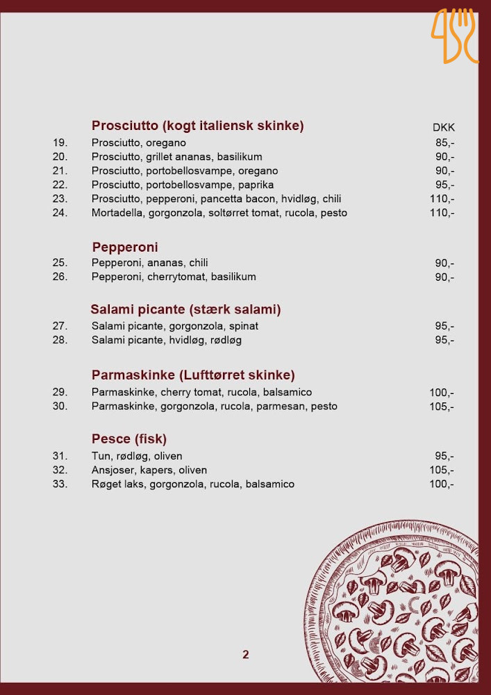 Little Italy Menu