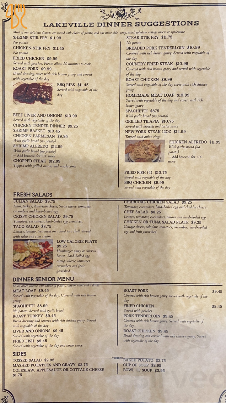 Dolce Vita Menu