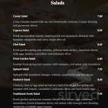 Oelgod Menu