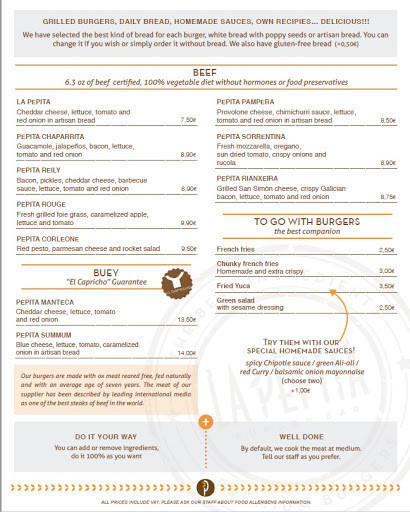 GrØd Menu