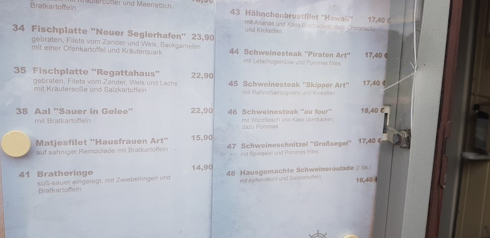 Zafran Menu