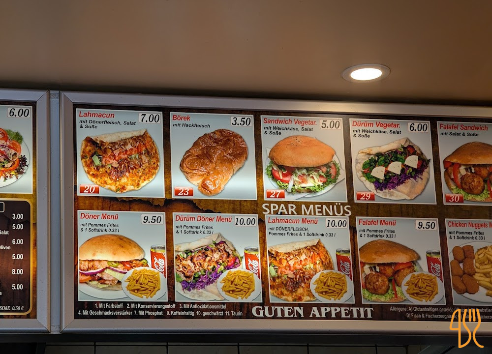 Skuret Fur Menu
