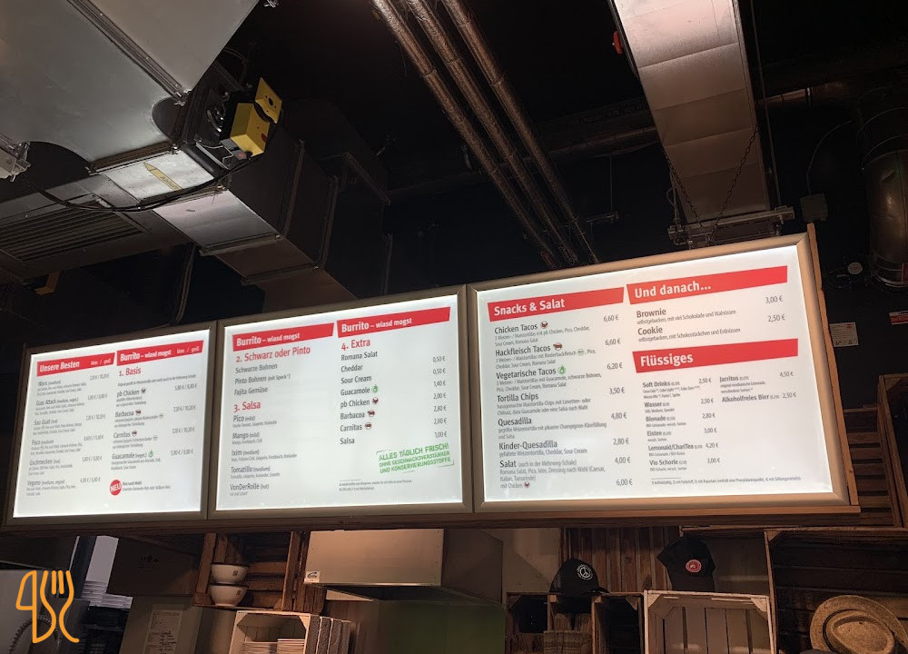 Burger King Menu