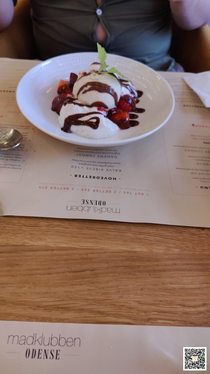 Madklubben Odense Menu