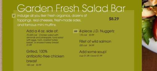 Joci Sushi Menu