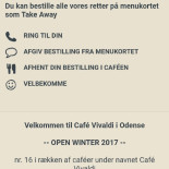 Cafe Vivaldi Menu