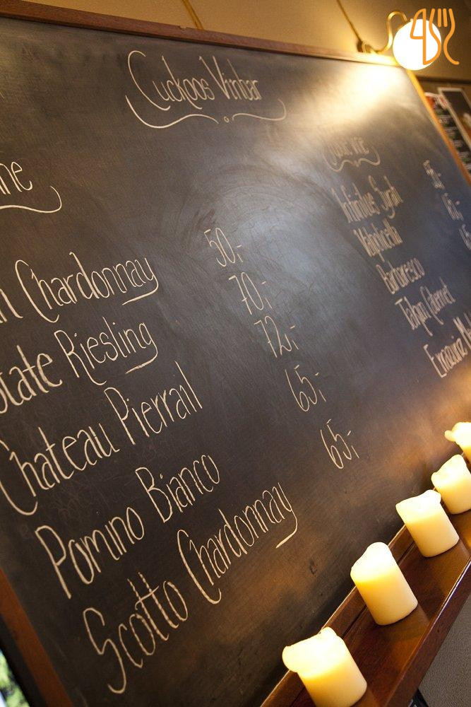 Cuckoo's Nest Menu