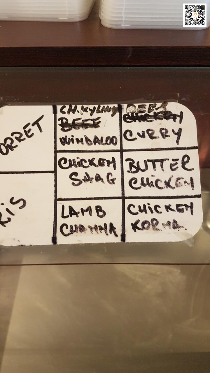 Roti Menu