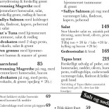 Cafe Fleuri Menu