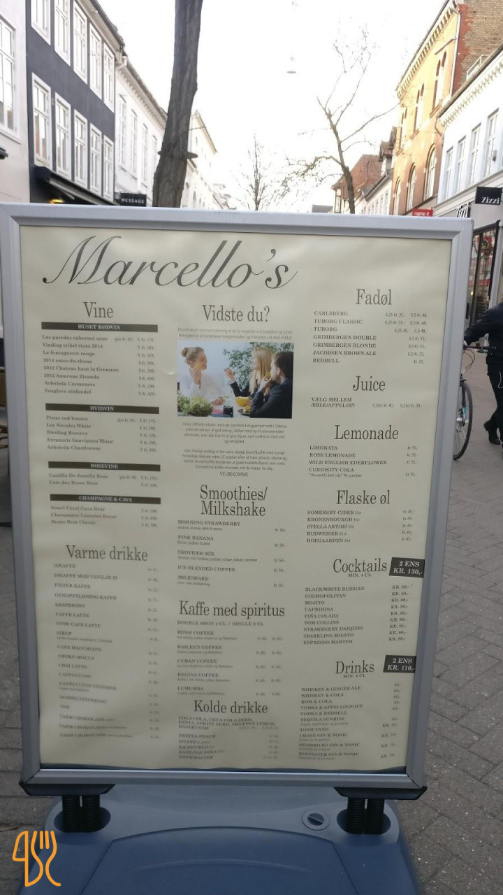 Marcello's Menu