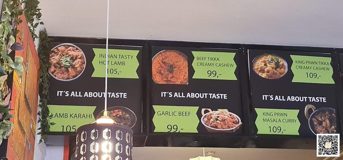 Indian Tasty Odense Menu