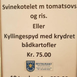 Odense Golfklubs Menu