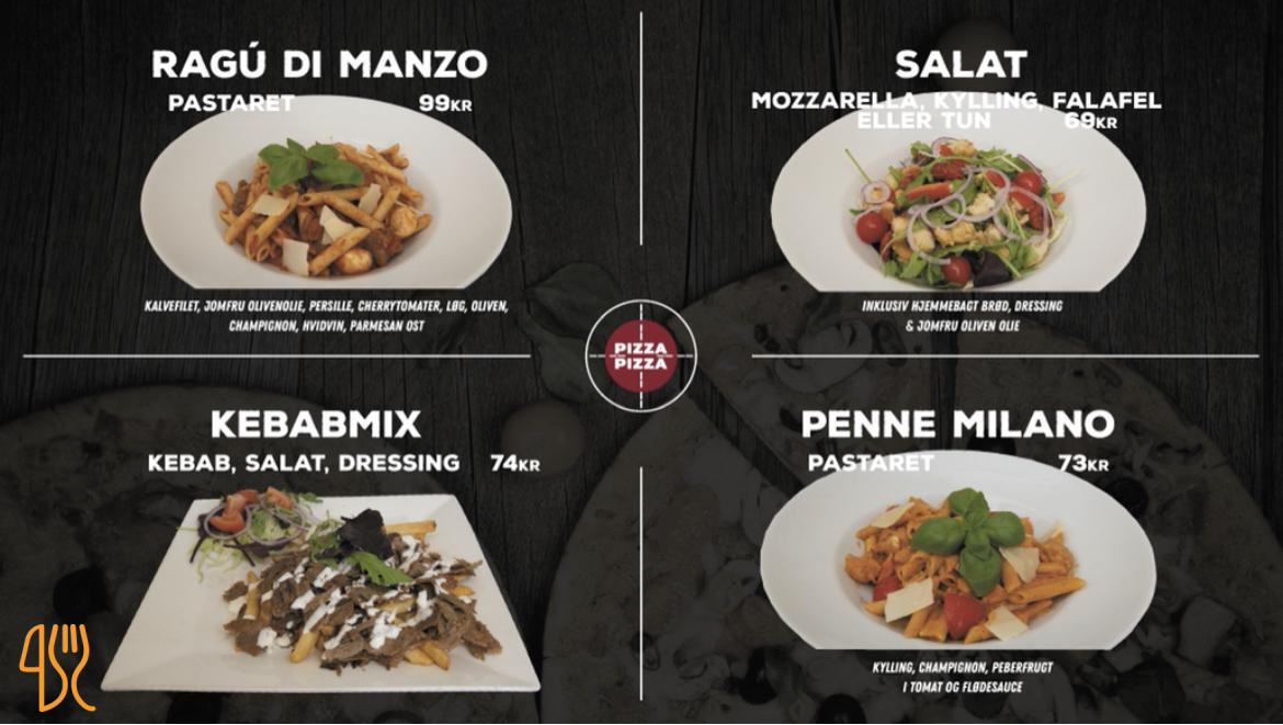 Pizzapizza Menu