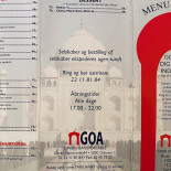 Goa Menu