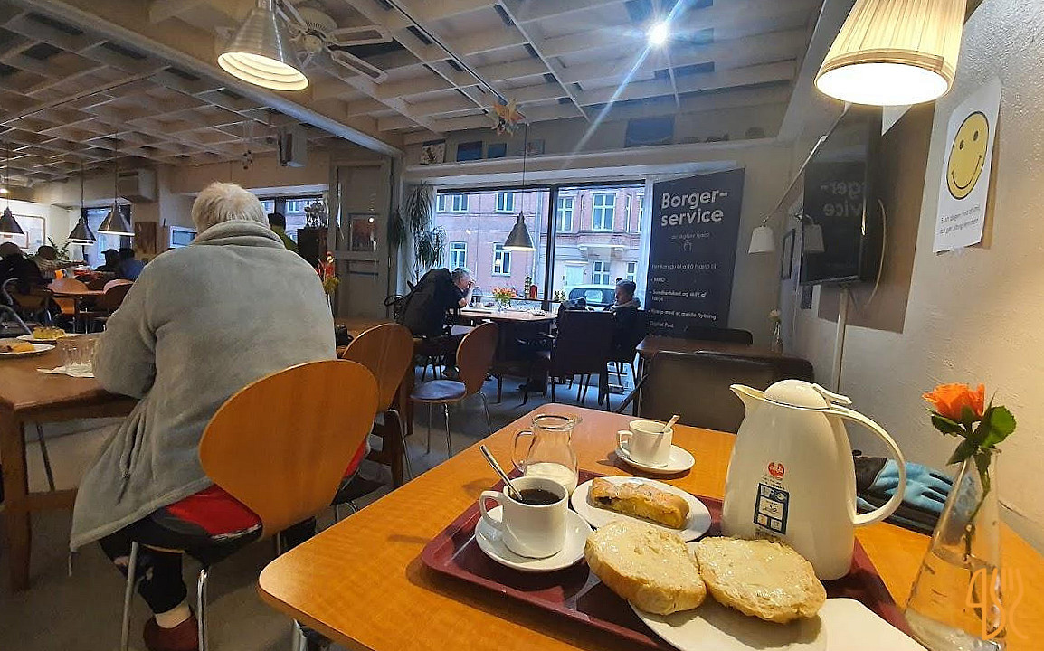 Cafe-paraplyen Inde