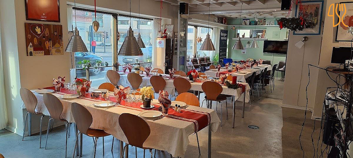 Cafe-paraplyen Inde