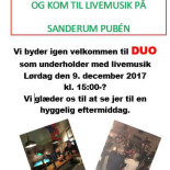 Sanderum Pubben Menu