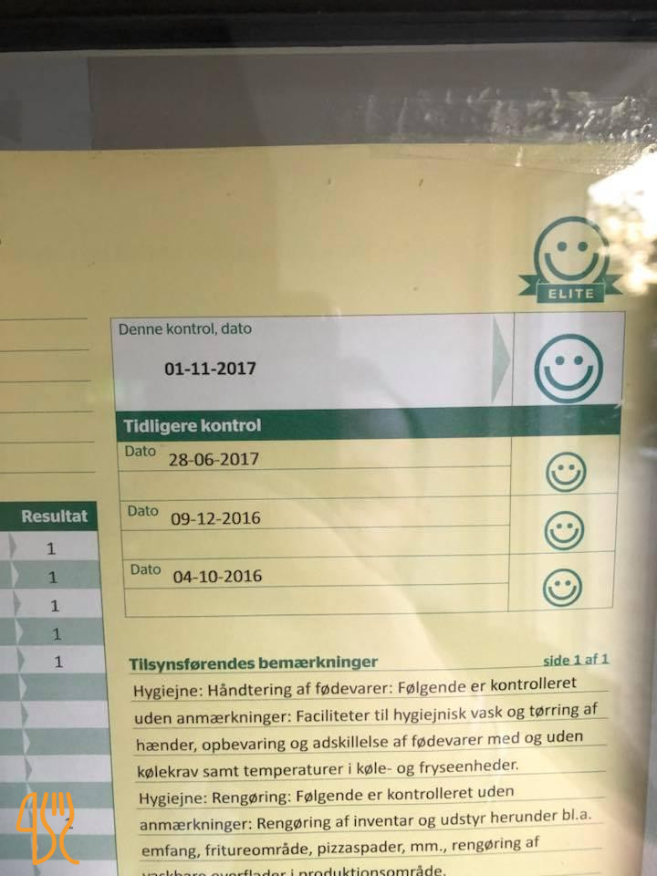 Fraugde Pizza Menu