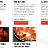 Pizza Palermo Menu