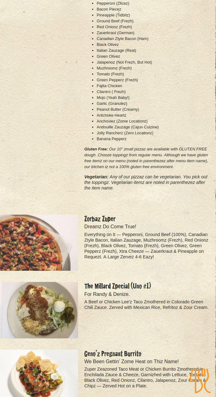 Sushi Amor Menu