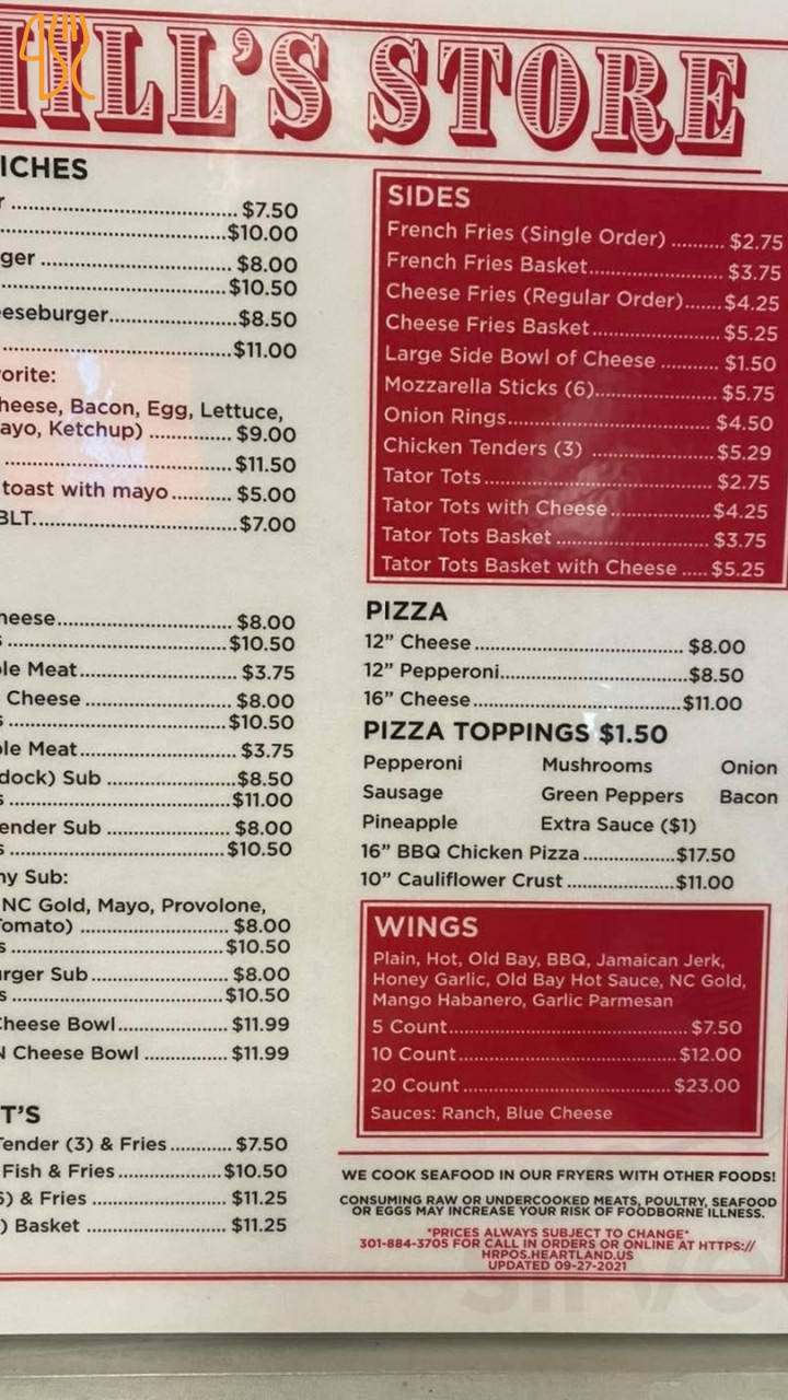 Phoenix Running Sushi Menu