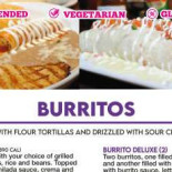 Siesta Prime Grill Menu