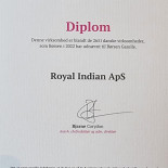 Royal Indian Valby Menu