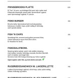 Prinsebroen Menu