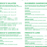 Fredco's Deli Menu
