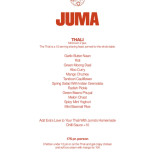 Juma Nørrebro Menu