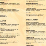 Mexicarne Menu