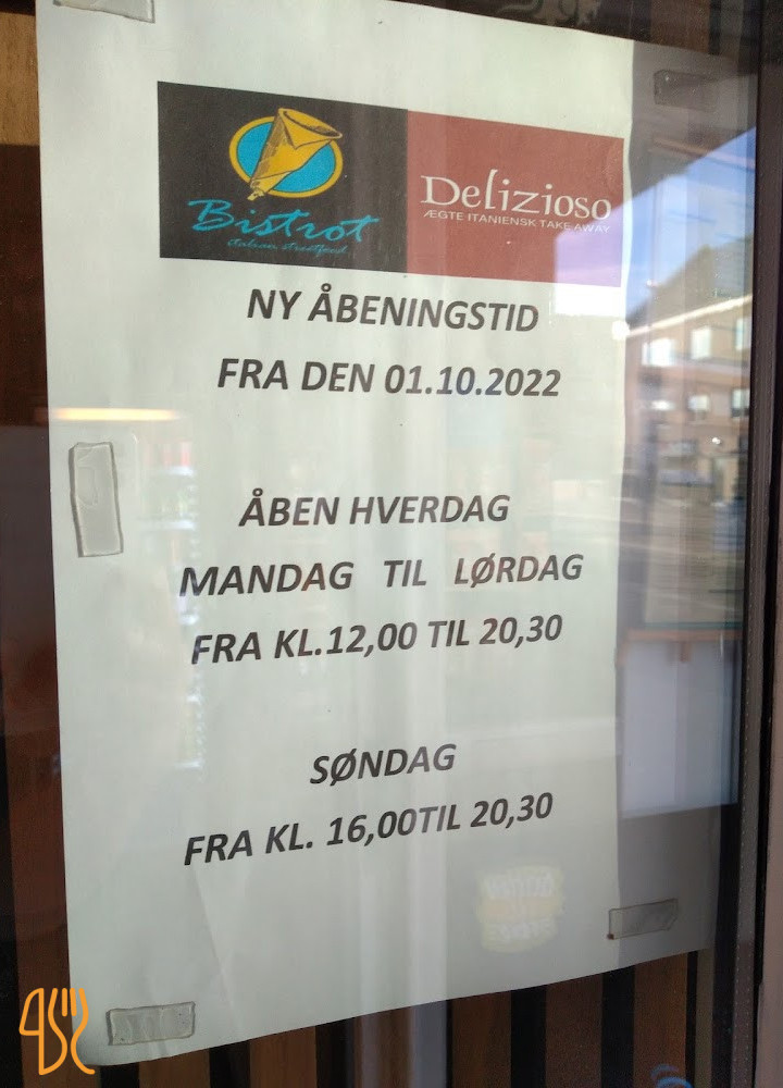Delizioso Menu