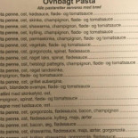 Benvenuti Menu