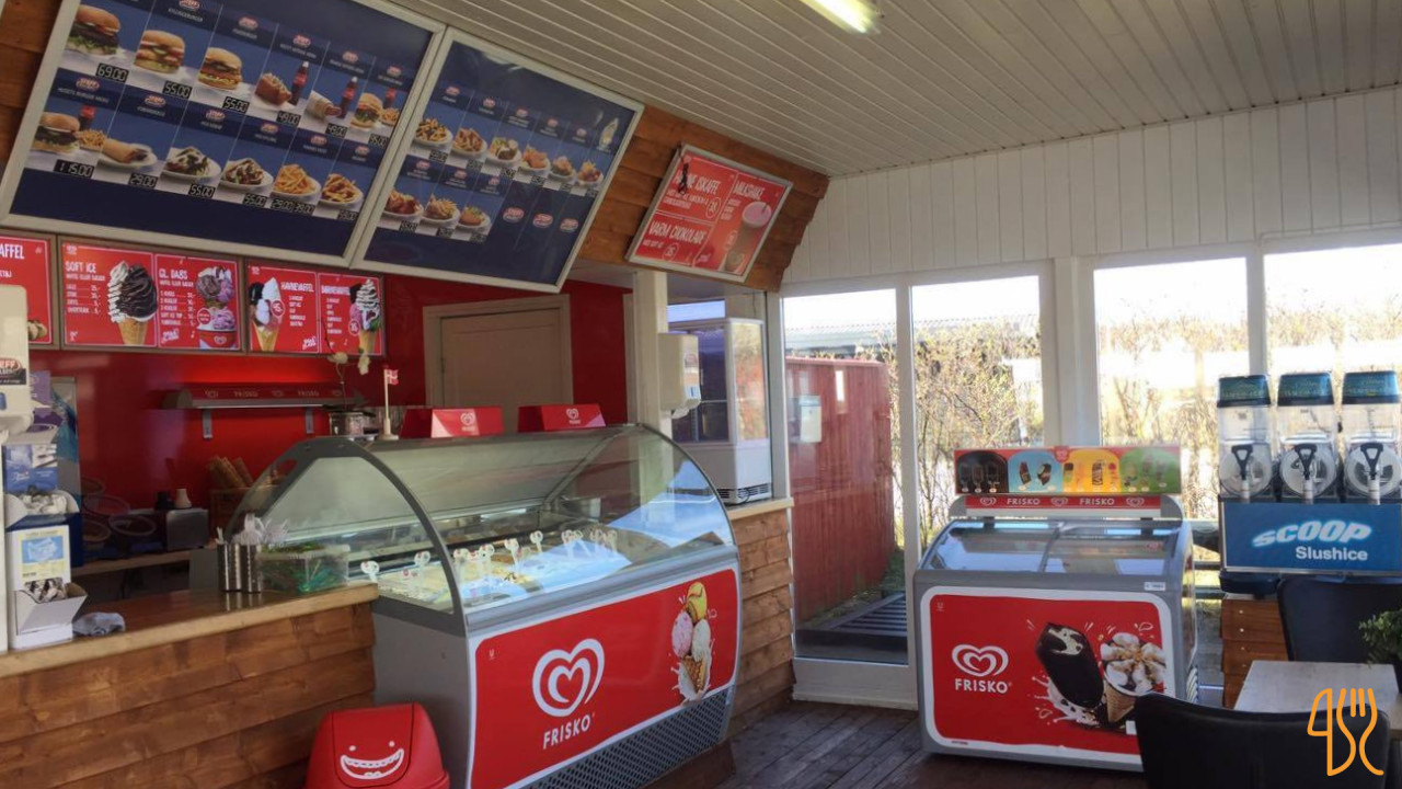 Aalbaek Havnekiosk Udenfor