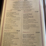Weis Stue Menu