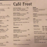 Cafe Frost Menu