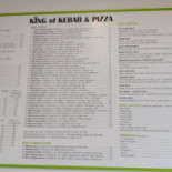 King Of Kebab Menu
