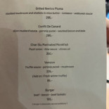 Aristo Café Menu