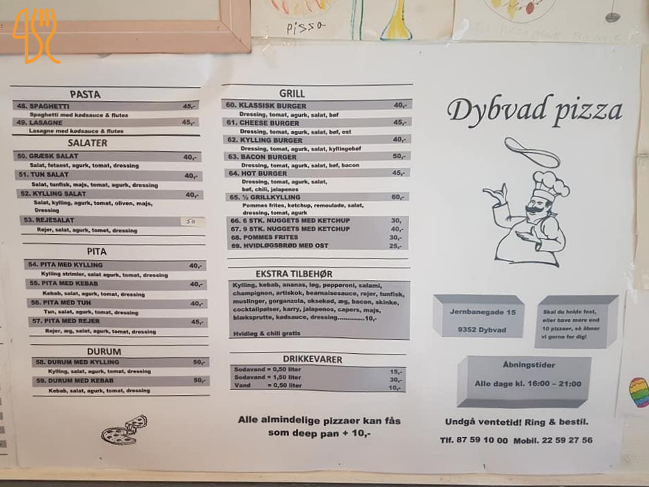 Dybvad Kro Og Menu