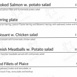 Mandø Kro I/s Menu