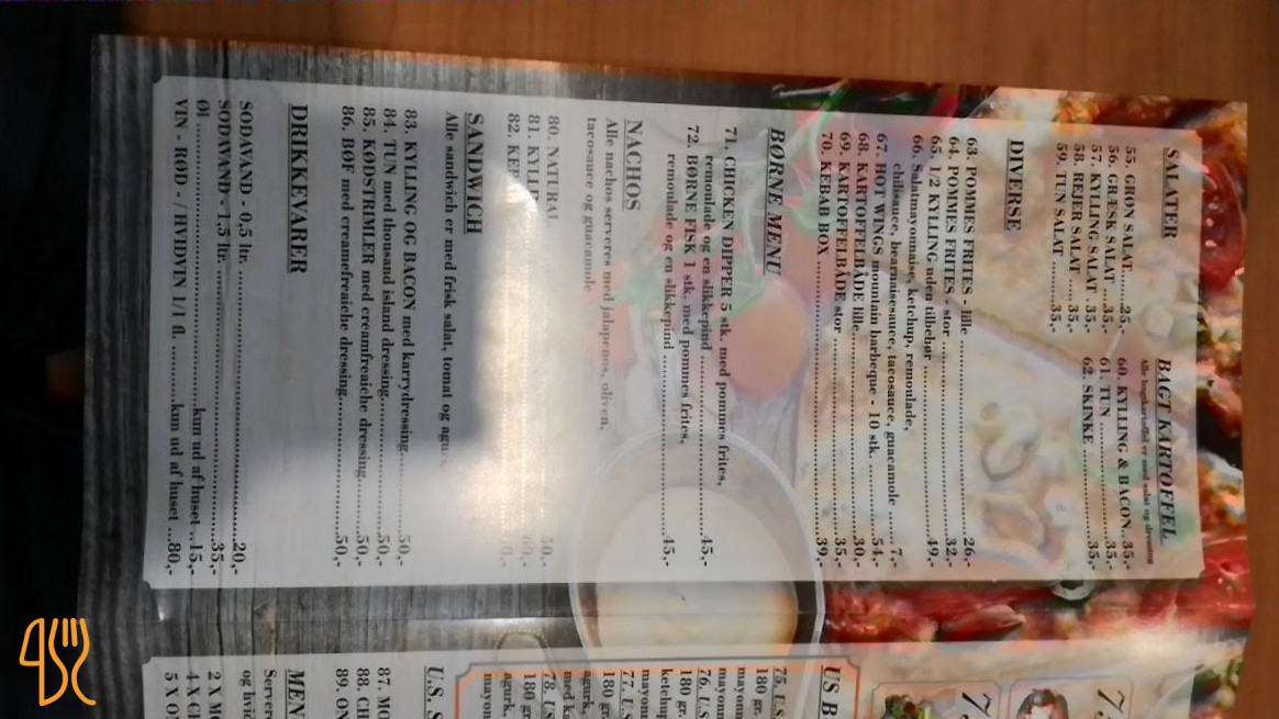 Us Town Pizza Menu