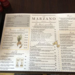 Cafe Marzano Menu