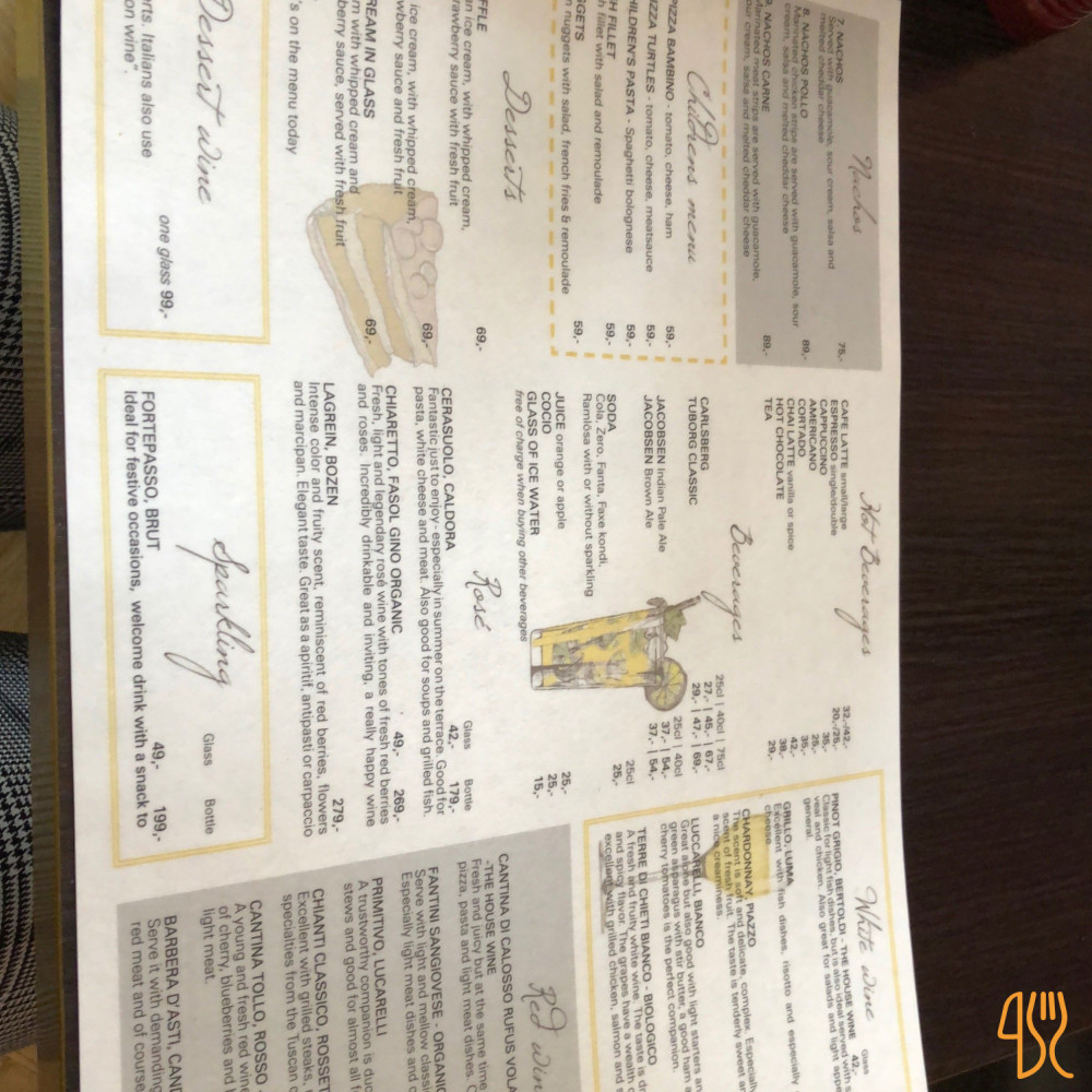 Cafe Marzano Menu