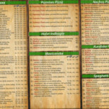 Milano Pizza Menu