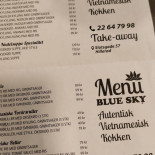Blue Sky Vietnamesisk Mad Menu