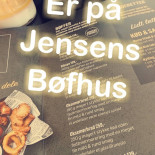 Jensens Bøfhus Menu