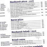 Napoli Pizza Menu