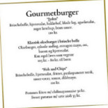 Det Gamle Toldhuus Menu