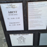 Allinge Roegeri Menu